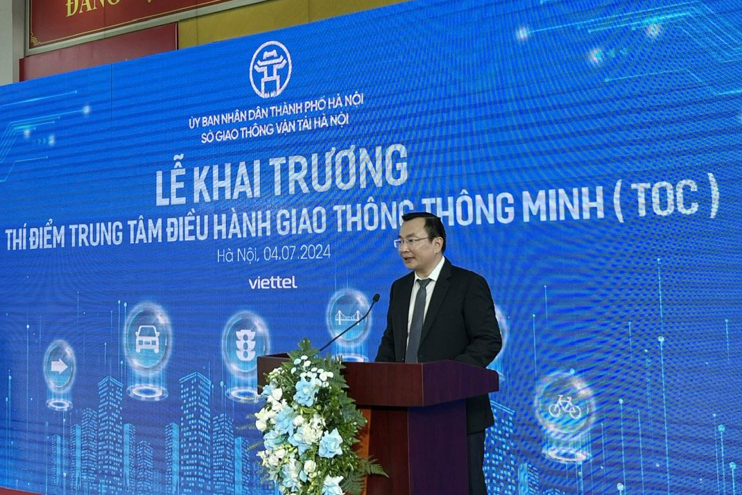 Hà Nội khai trương thí điểm Trung tâm Điều hành giao thông thông minh- Ảnh 1.