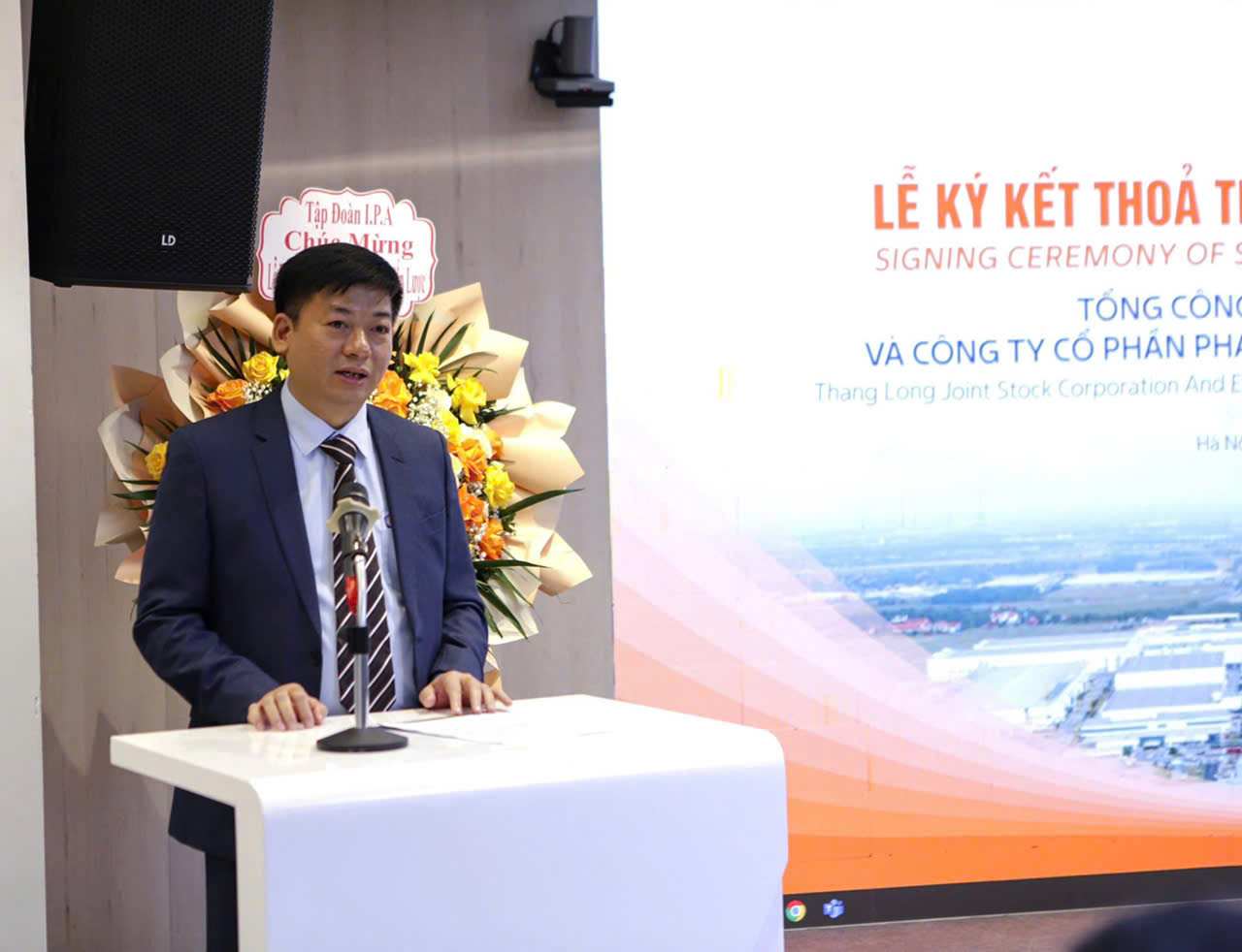 Tổng công ty Thăng Long và EHA Industrial hợp tác phát triển hạ tầng khu công nghiệp xanh, thông minh- Ảnh 2.