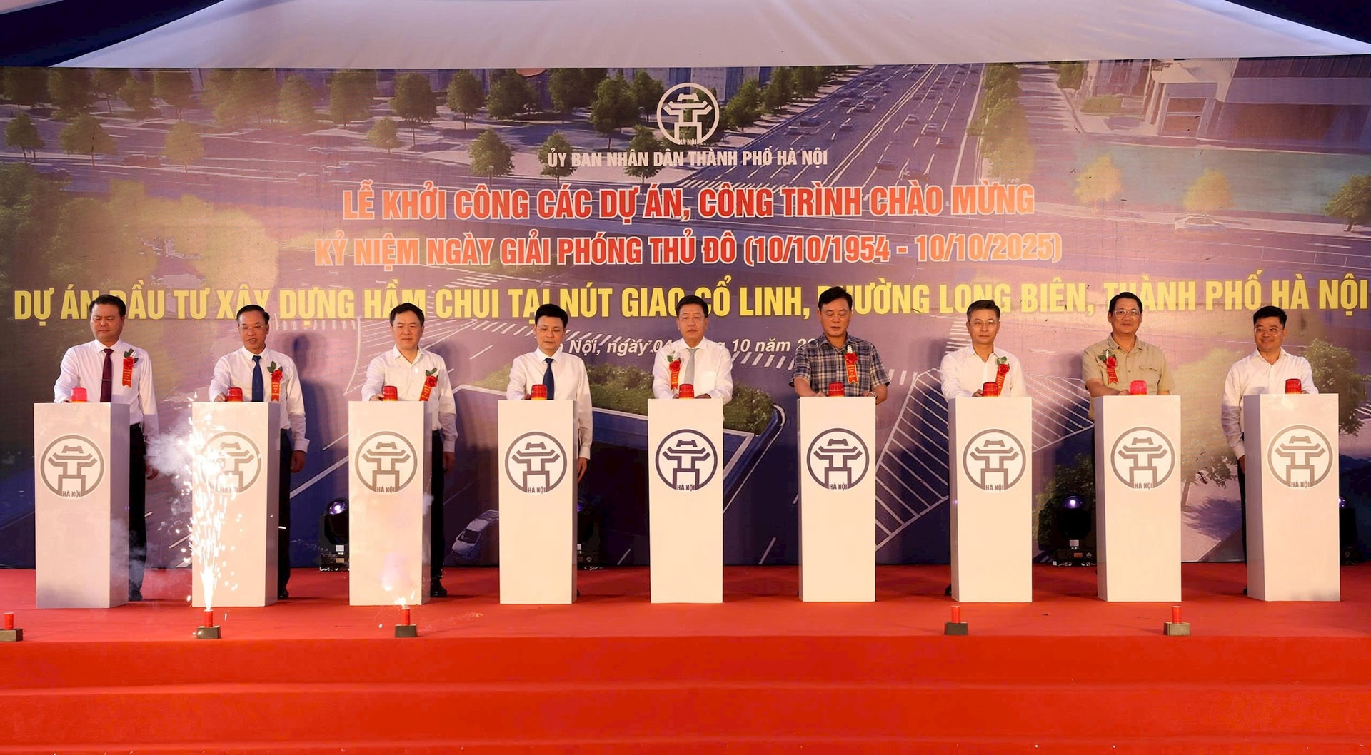 Hà Nội: Khởi công dự án xây dựng hầm chui Cổ Linh - Ảnh 1.