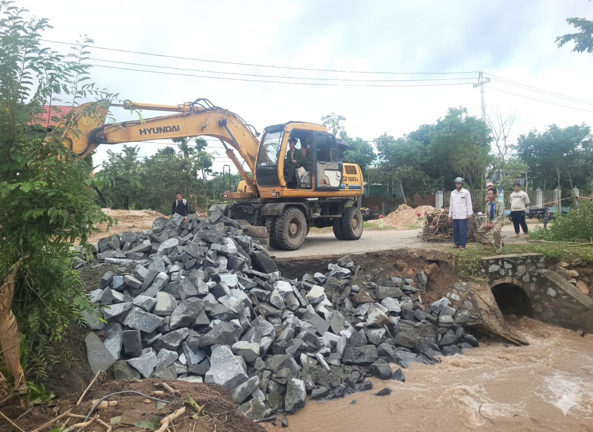 Mưa lũ, sạt lở lịch sử ở Nam Trung bộ: Canh đường, đảm bảo giao thông, phục vụ cứu hộ cứu nạn - Ảnh 2.