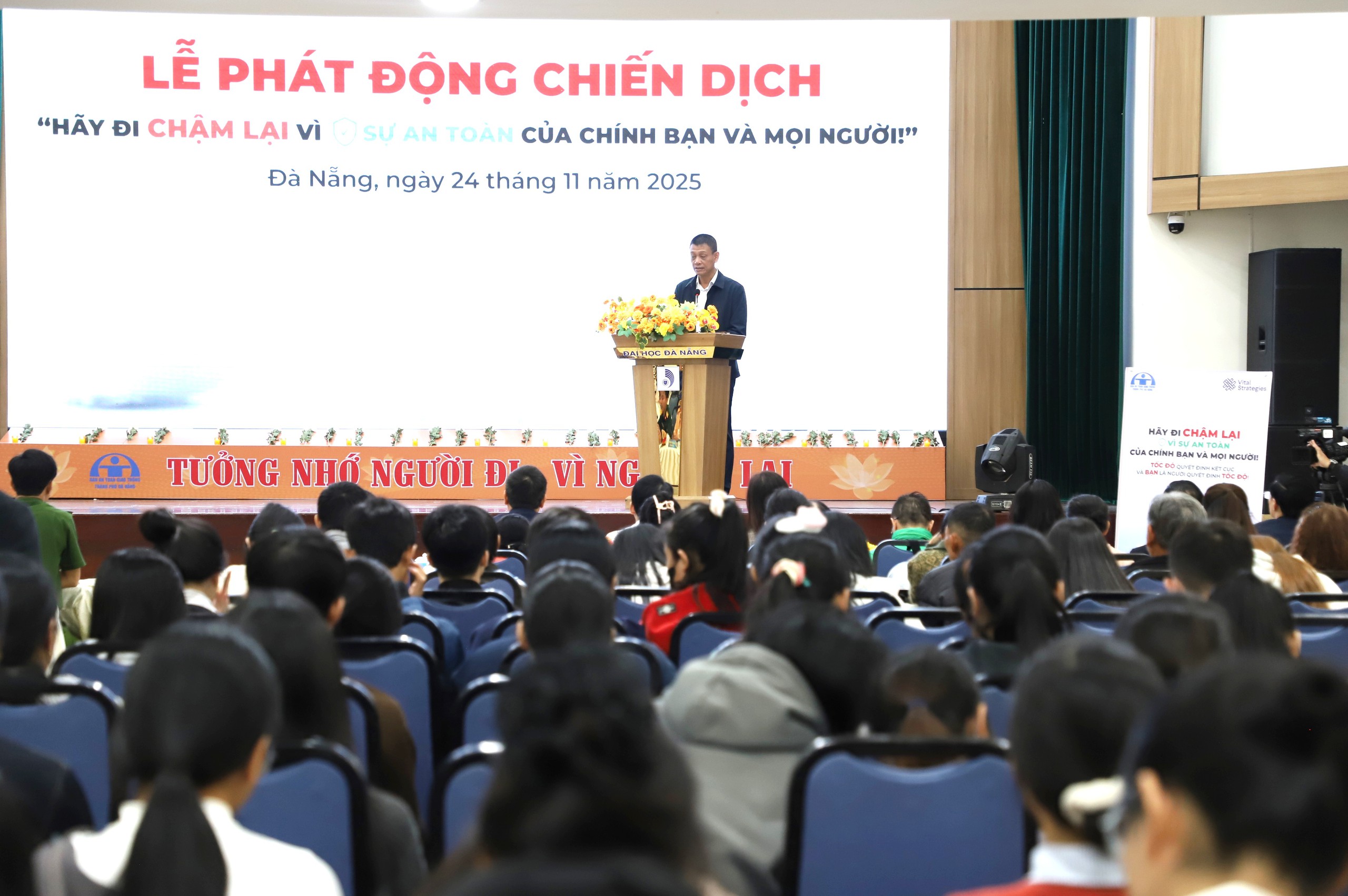 Đà Nẵng: Phát động chiến dịch “Hãy đi chậm lại vì sự an toàn của chính bạn và mọi người” - Ảnh 1.