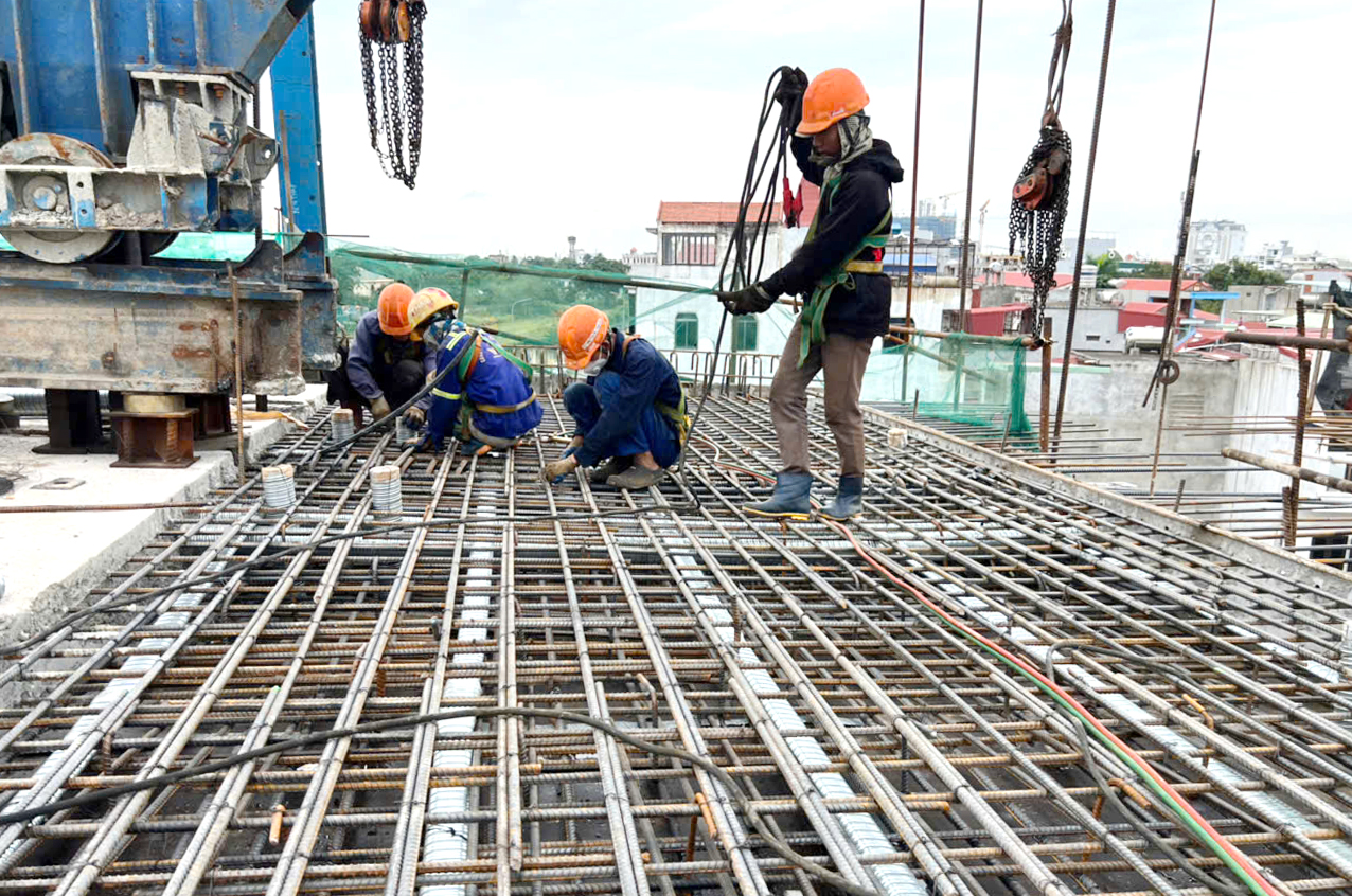 Thăng Long - dấu ấn nhà thầu chủ lực trên công trường cầu Nguyễn Trãi (Hải Phòng) - Ảnh 6.