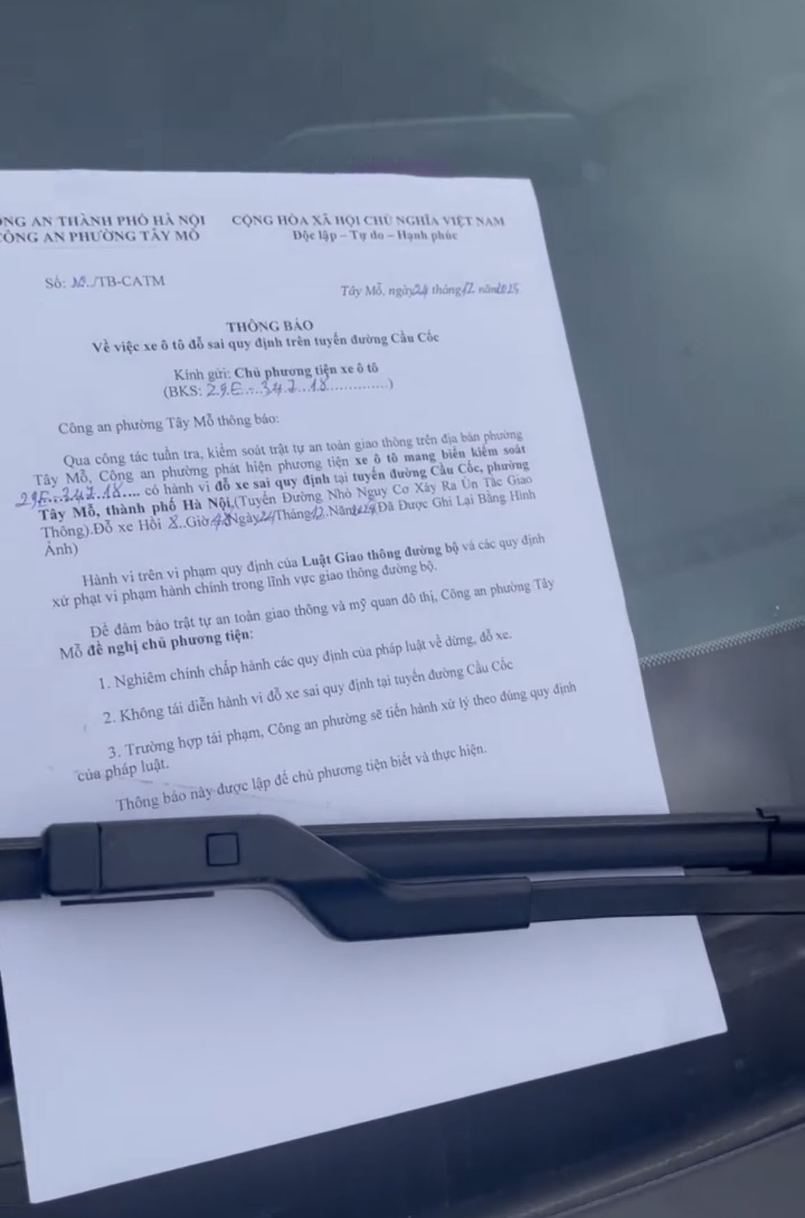 Hà Nội sẽ xử phạt ôtô đỗ sai quy định theo phương thức mới