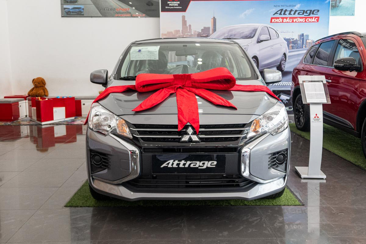 Giá xe Mitsubishi Attrage lăn bánh tháng 4/2025: Giảm không phanh rẻ hơn Hyundai Grand i10 - Ảnh 1.