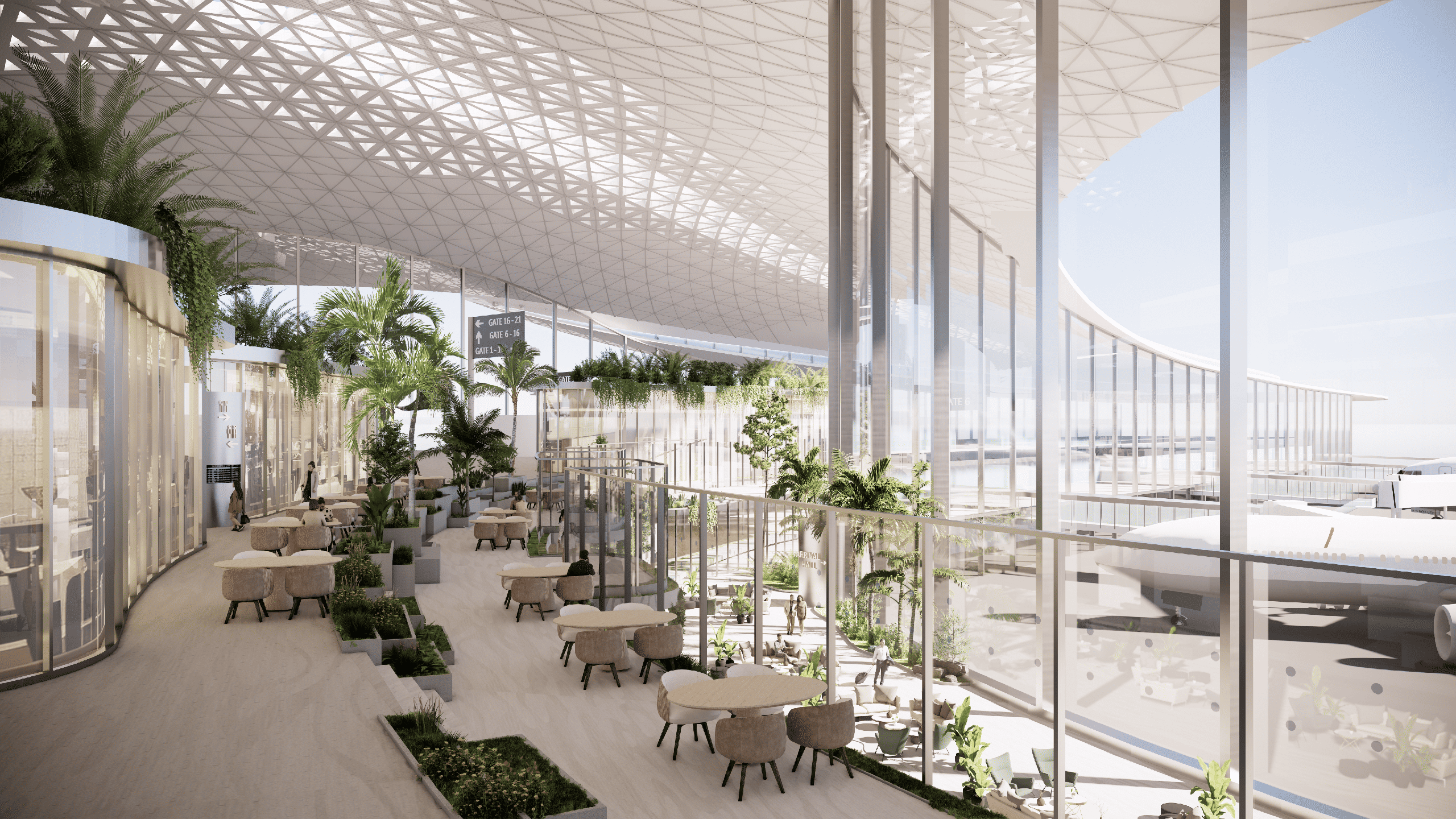 Cận cảnh thiết kế ấn tượng sân bay Phú Quốc, chuẩn bị phục vụ Hội nghị APEC 2027 - Ảnh 1.