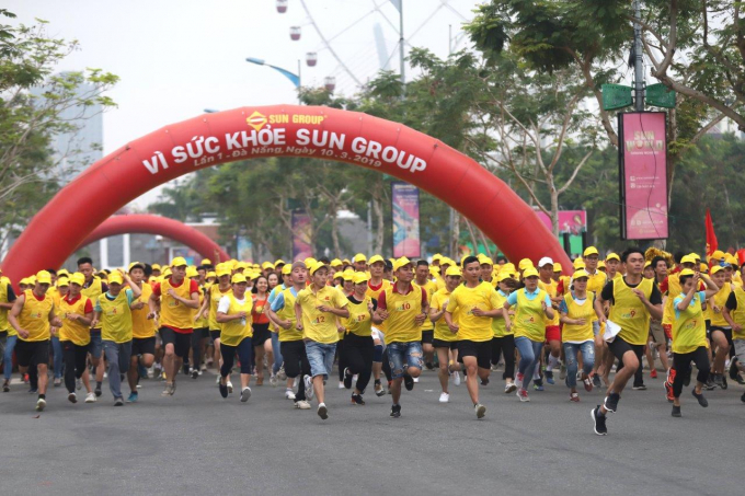 Đường chạy Vì sức khỏe Sun Group tại Đà Nẵng