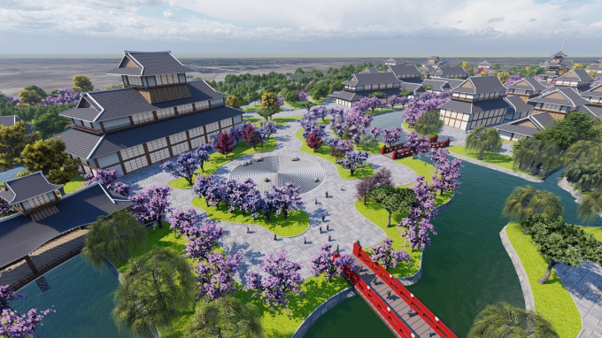 Ảnh phối cảnh minh họa- Quần thể nghỉ dưỡng khoáng