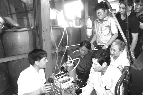 thu nghiem tren tau ca o Binh Dinh