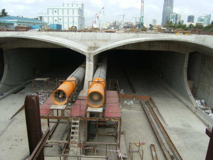 Thi cong ham dim Thu Thiem