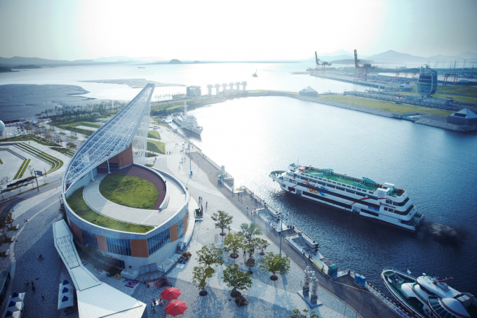 Kenh Gyeong-in noi ha luu song Han voi bien Hoang 