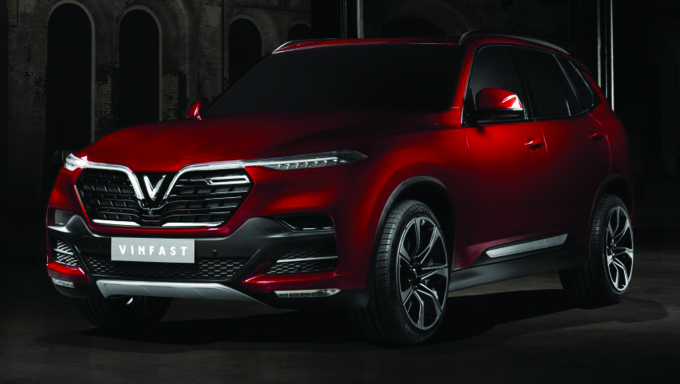 Mẫu xe LUX SA2.0 của Vinfast