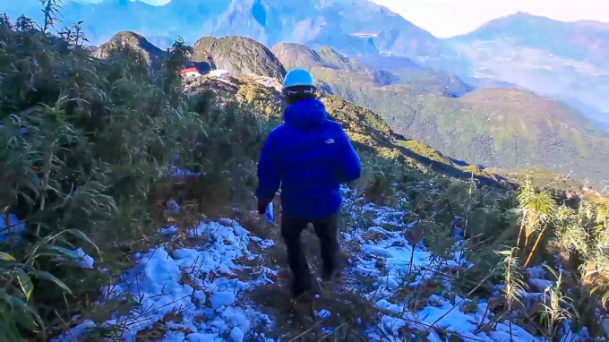 Đỉnh Fansipan những ngày đông giá (1)