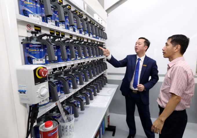 Học cụ nằm trong gói hỗ trợ kỹ thuật sửa chữa Thân