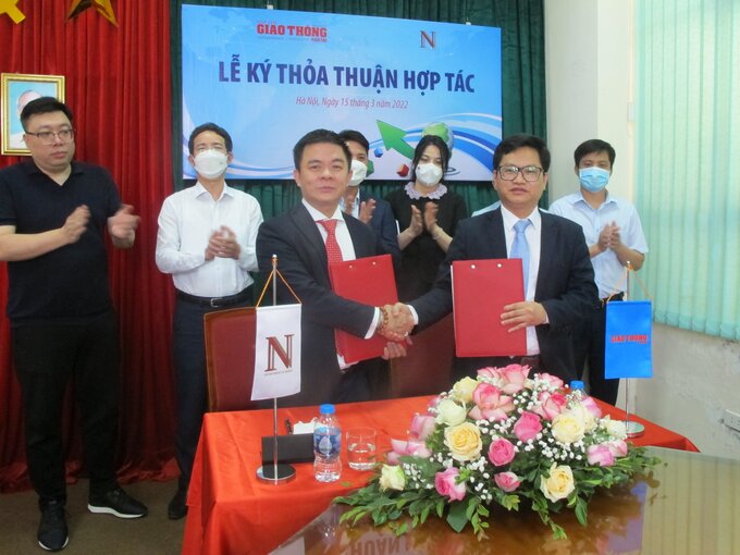 Tạp chí GTVT ký thỏa thuận hợp tác với Công ty Nhân Nghĩa - Ảnh 1.