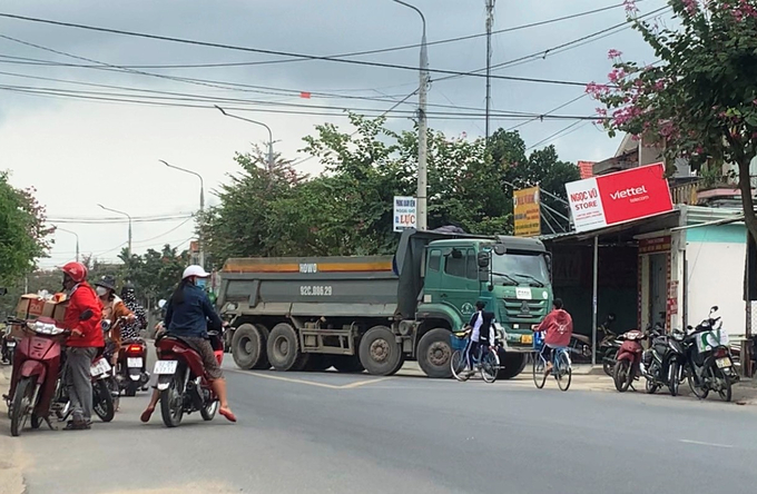 Nguy cơ TNGT trên tuyến ĐT 609 luôn thường trực