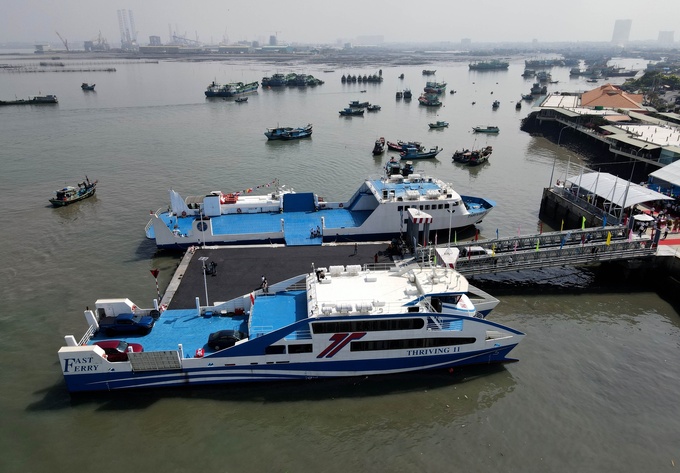 Sẽ gắn bảng thông báo tốc độ phương tiện thủy cao tốc chở khách (Ảnh minh họa).