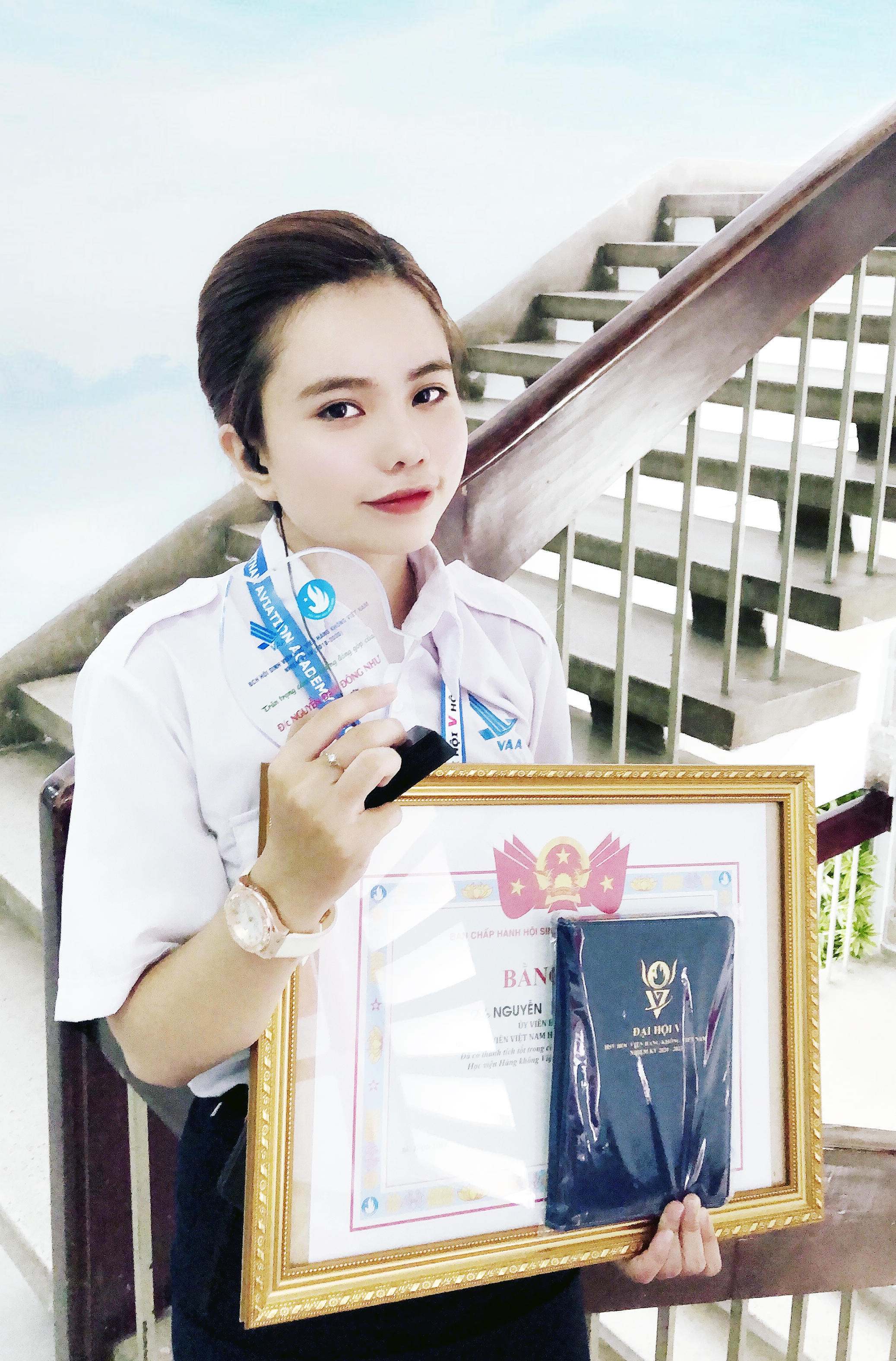 Chị Nguyễn Đàm Đông Như - Ủy viên Ban Chấp hành Đoàn Thanh niên HVHKVN