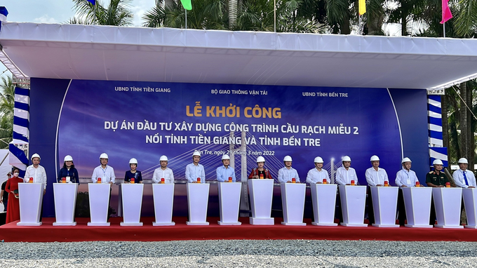 Cầu Rạch Miễu 2 chính thức được khởi công
