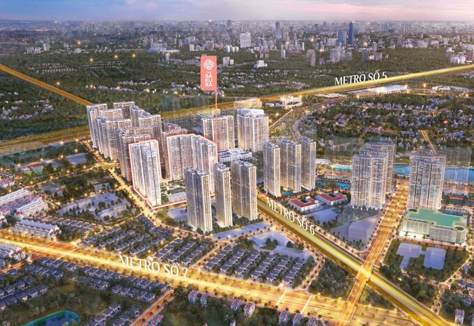 Cư dân Vinhomes Smart City dễ dàng sử dụng các phương tiện giao thông hiện đại khi khu đô thị kề cận “tam giác metro” được tạo thành bởi 3 tuyến số 5-6-7.