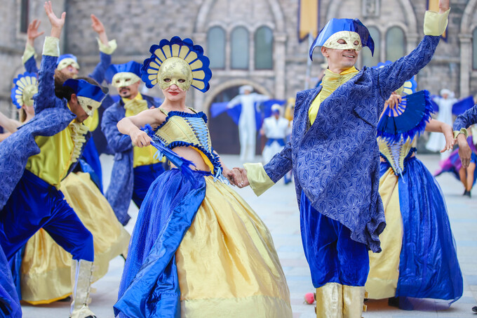 Show diễn Trận chiến ở Vương quốc Ánh trăng- Sun World Ba Na Hills (14)