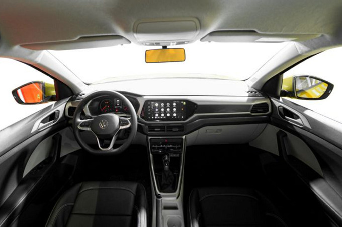 Nội thất không mấy nổi bật của Volkswagen T-Cross tại Việt Nam.

