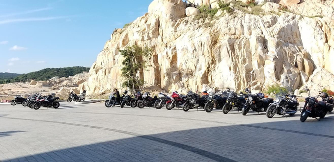 Lễ hội moto cũng là một dịp để các Biker thể hiện văn hóa tham gia giao thông trên các cung đường.