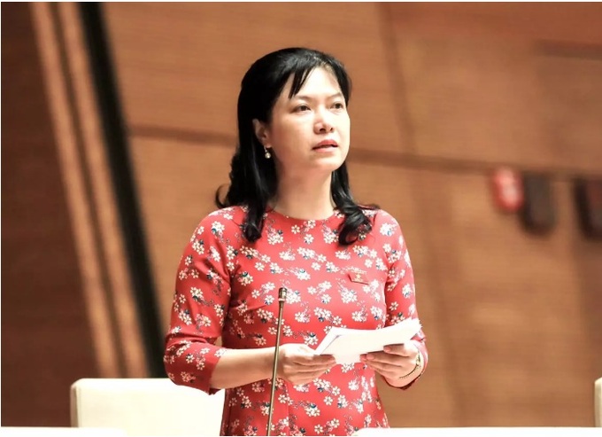 Phó Ban Công tác đại biểu Tạ Thị Yên 