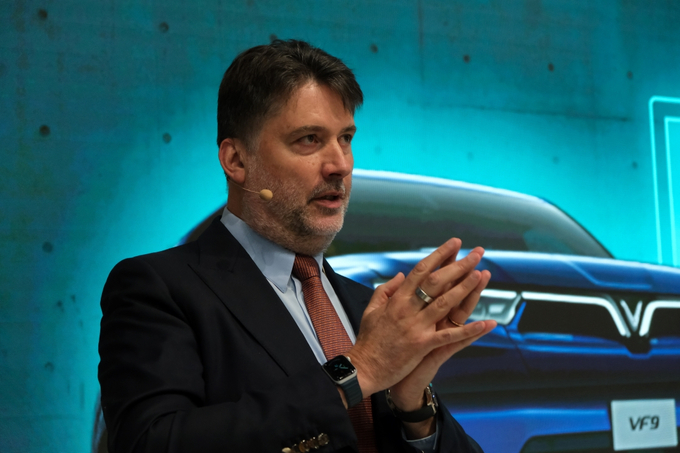 Phó Chủ tịch của VinFast châu Âu, ông Jean-Christophe Mercier.
