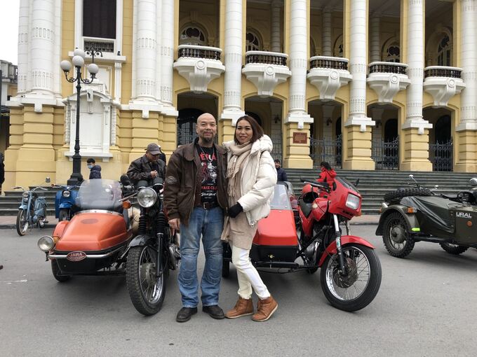 Vợ chồng anh Phạm Quốc Cường về thăm quê tết Âm lịch vừa rồi.