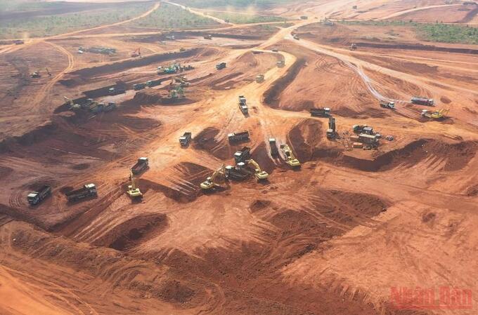 Thi công dự án sân bay Long Thành (ảnh internet)