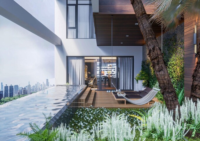 Sky Villa - không gian sống chạm tới đỉnh cao