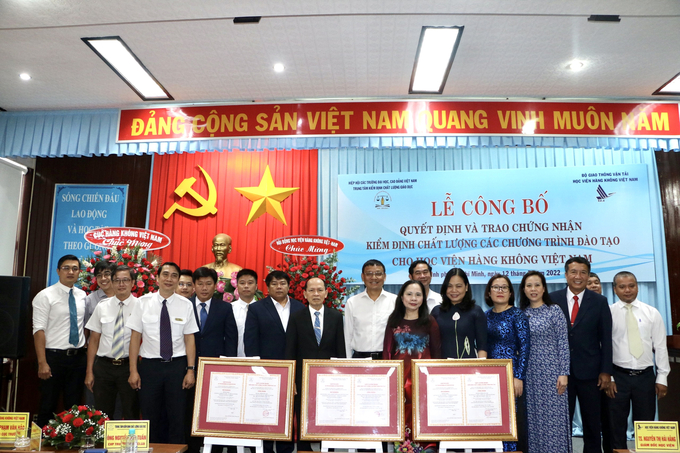 Học Viện Hàng Không vinh dự đón nhận các chương trình kiểm định chất lượng đào tạo