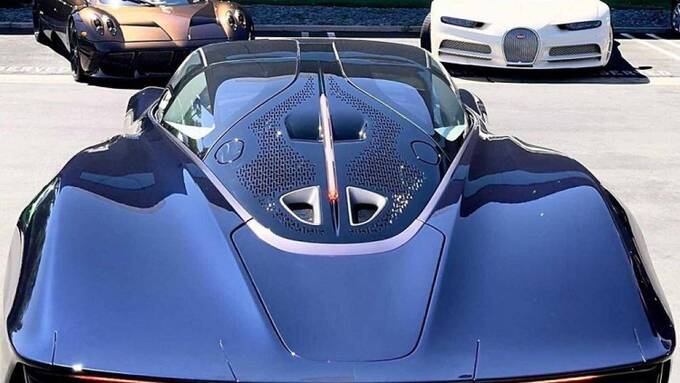 Ngoại thất chiếc siêu xe Mercedes-AMG GT Black Series P One Edition của đại gia Manny Khoshbin lấy cảm hứng từ các xe đua F1