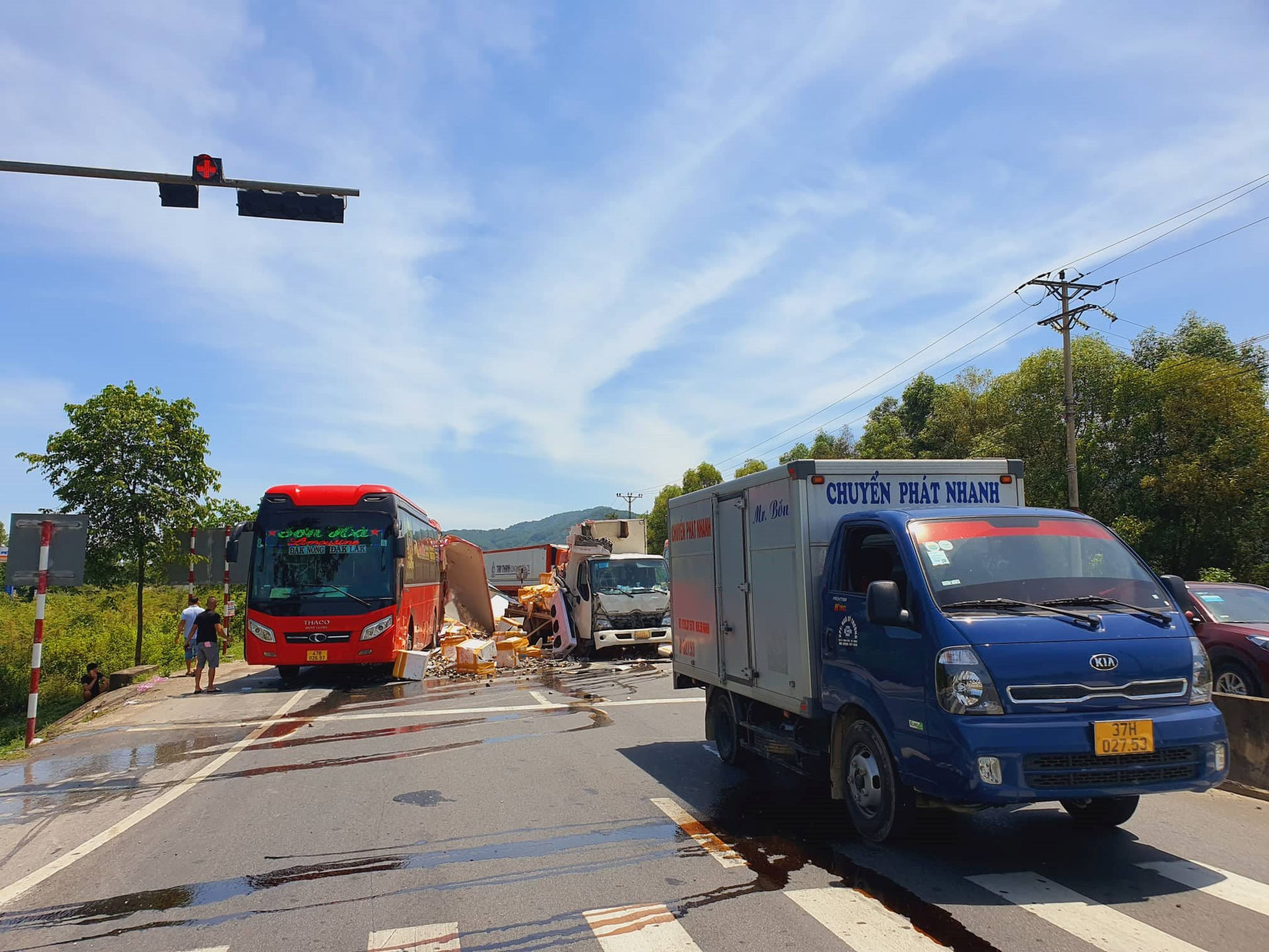 Hiện trường vụ tai nạn