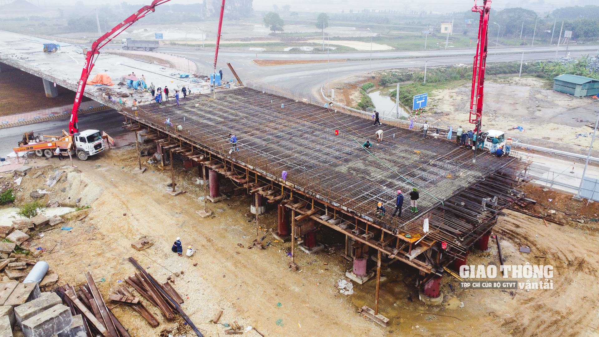 Thi công cao tốc Mai Sơn - QL45