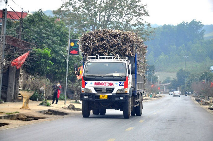 Một đoạn tuyến QL45 qua Thanh Hóa đang khai thác