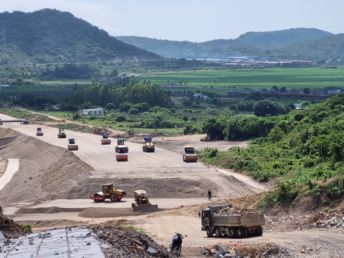 Khu vực thi công gói XL01 đoạn từ Vĩnh Hảo 