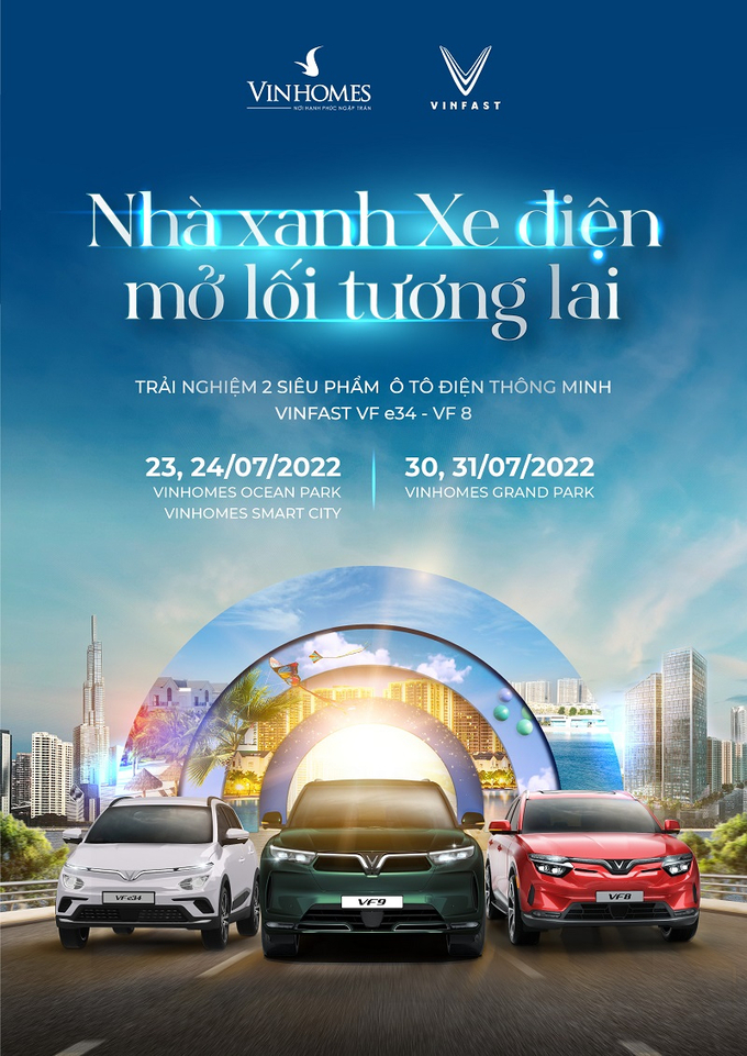 Lan tỏa phong cách sống Xanh, sống Thông minh với bộ đôi “Nhà Vinhomes – Xe VinFast”.