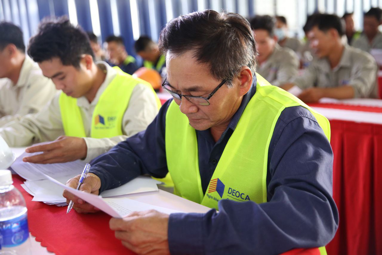 Phần thi lý thuyết tại hội thi