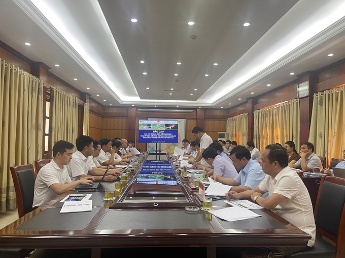 Ông Nguyễn Văn Thắng - Bí thư Tỉnh ủy Điện Biên phát biểu tại buổi làm việc