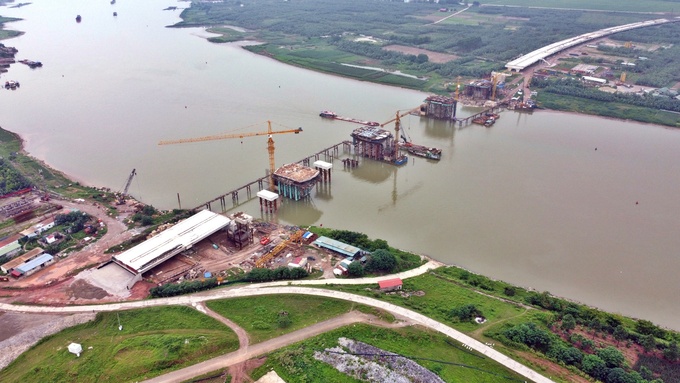 Công trình cầu Phật Tích vượt sông Đuống - Ảnh internet