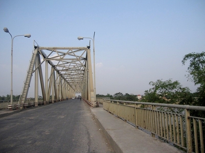 Cầu Phong Châu hiện hữu trên QL32C, tỉnh Phú Thọ