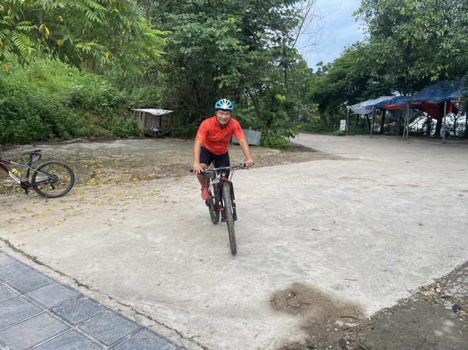 Anh Nguyễn Thành Chung ở xã Nam Sơn, Sóc Sơn.