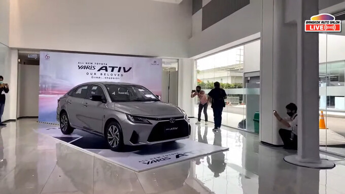 Toyota Vios 2023 được làm mới ở thiết k.ế tổng thể nhờ dáng fastback 