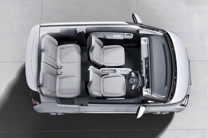 Wuling Air ev 2022 có cấu hình 4 chỗ ngồi được bọc da tổng hợp.