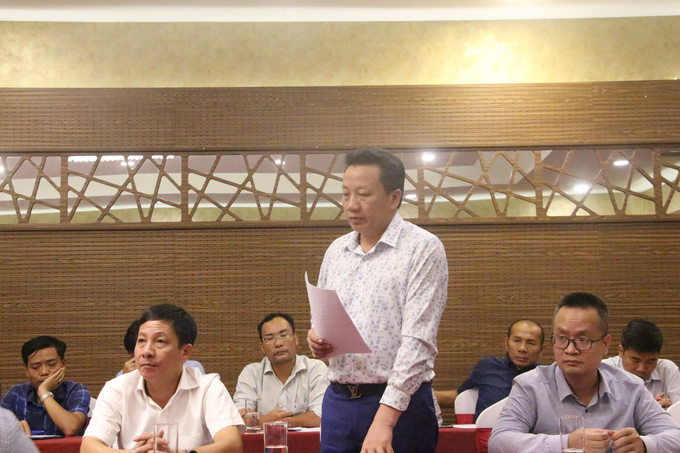 Ông Cao Đăng Hoạt, Tổng giám đốc Tập Đoàn Định An cam kết sẽ thực hiện dự án đúng tiến độ