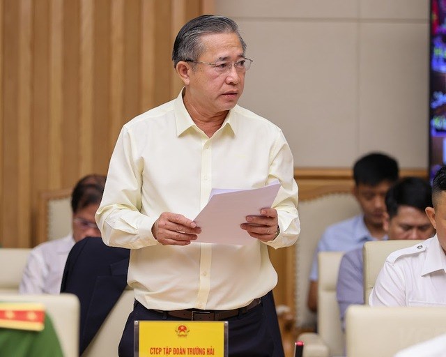 Ông Phạm Văn Tài, Tổng Giám đốc Công ty cổ phần ô tô Trường Hải (Thaco) .