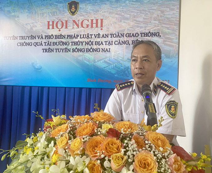 Ông Bùi Công Phước - Giám đốc Cảng vụ 3 nhấn mạnh: 