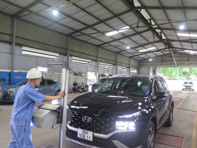 Kiểm định xe ô tô con tại Trung tâm Đăng kiểm xe cơ giới 29-05V.