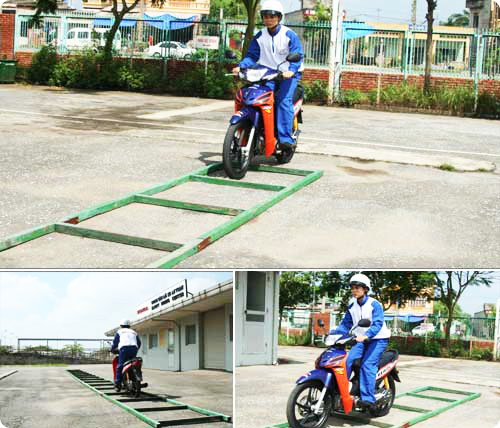 Kỹ thuật giữ thăng bằng xe gắn máy 4